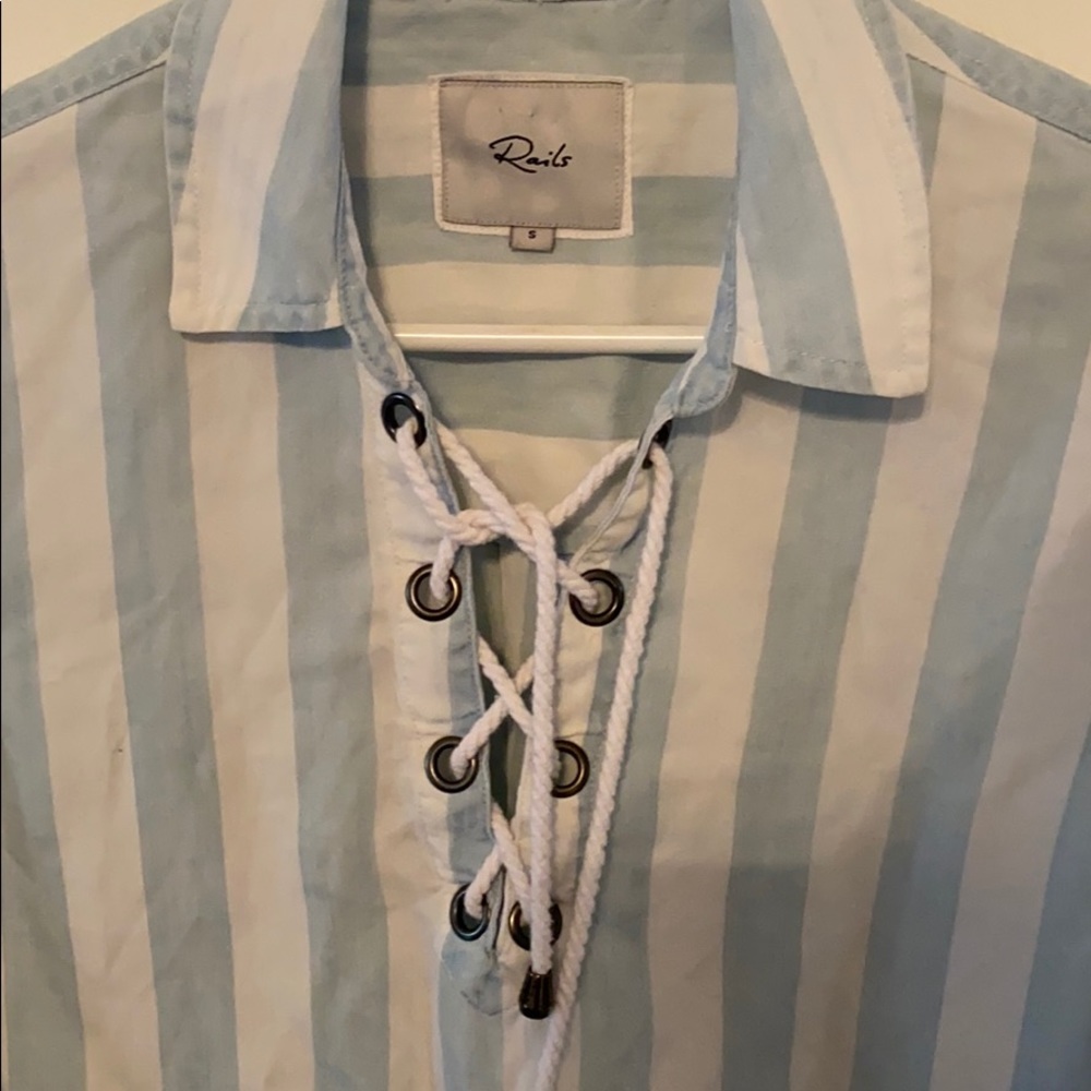 Rails- Uli Block Stripe Shirt. Good Condition - image 2